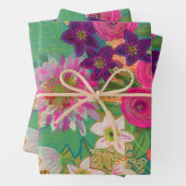 Riss pink Gift Wrap Geschenkpapier Set (Beispiel)