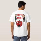 Riss-Stadt T-Shirt (Schwarz voll)