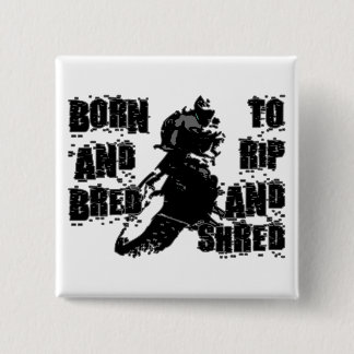 Riss und Fetzen Button