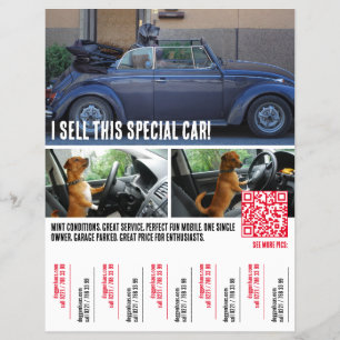 Riss von Tränen Auto Verkaufen  Flyer