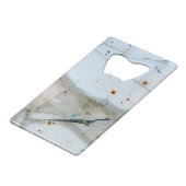 Rissbildung Kreditkartenflaschenöffner (Vorderseite Schrägansicht)