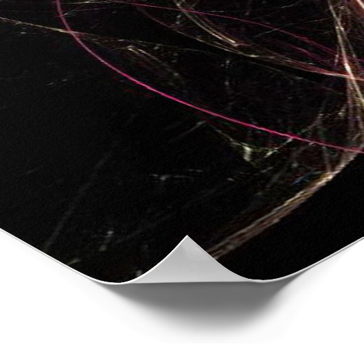 Risse Atom (20 x 16) Poster (Ecke)