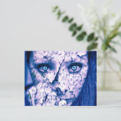 Risse aus dem chronischen Schmerz Postkarte (Stehend Vorderseite)