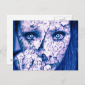 Risse aus dem chronischen Schmerz Postkarte (Vorne/Hinten)