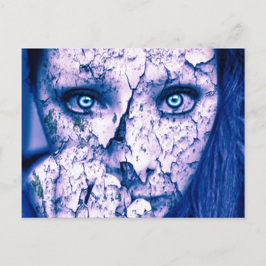 Risse aus dem chronischen Schmerz Postkarte (Vorderseite)