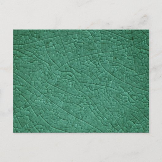 Risse aus grünem Stein Postkarte (Vorderseite)