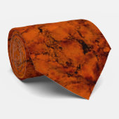 Risse Burnt Orange Krawatte (Gerollt)