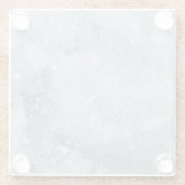 Risse Eisoberfläche (Stil 4) Ölmalerei Glasuntersetzer (Rückseite)