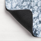 Risse Eisoberfläche (Stil 6) Ölmalerei Mousepad (Ecke)
