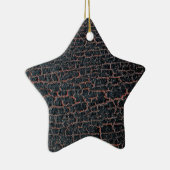 Risse Farbe Keramik Ornament (Rechts)