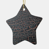 Risse Farbe Keramik Ornament (Links)