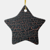 Risse Farbe Keramik Ornament (Hinten)