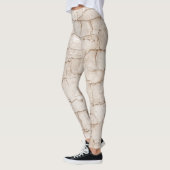 Risse, gewitterter Marmor Leggings (Links)