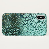 Risse Glasscherben sehen aquamarin aus Case-Mate iPhone Hülle (Rückseite (Horizontal))