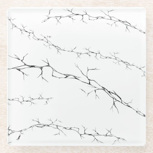 Risse Glasuntersetzer (Vorderseite)