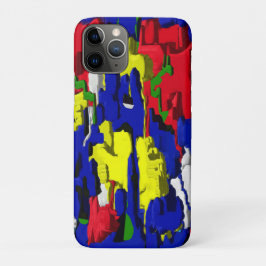 Risse im Blau, abstrakt Case-Mate iPhone Hülle