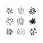 Risse im Party Gummistempel (Prägung)