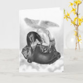 Risse in der Himmels-Karte Karte (Gelbe Blume)