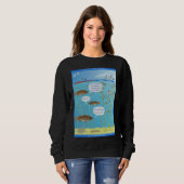 Risse in der Welt - Wie ist das Wasser? - Sweatshirt (Vorne ganz)