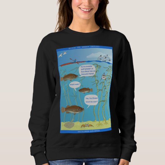 Risse in der Welt - Wie ist das Wasser? - Sweatshirt (Vorderseite)