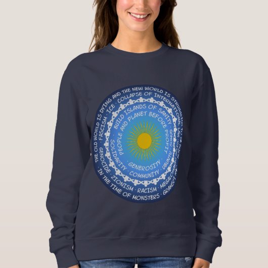 Risse in der Welt - Zusammenbruch oder Möglichkeit Sweatshirt (Vorderseite)