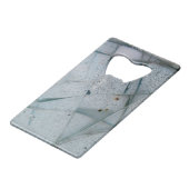 Risse Kreditkartenflaschenöffner (Vorderseite Schrägansicht)