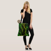 Risse Lava - grün/gelb Tasche (Am Model)