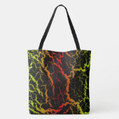 Risse Lava - Limon/rot Tasche (Rückseite)