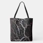 Risse Lava - weiß/braun Tasche (Rückseite)