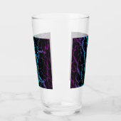 Risse Leerlaufbahn - Lila/Cyan Glas (Links)