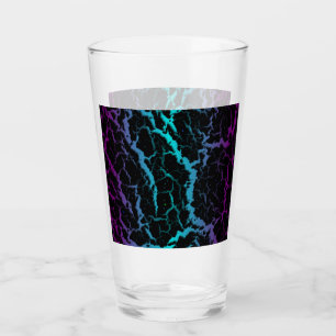 Risse Leerlaufbahn - Lila/Cyan Glas