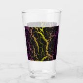 Risse Leerlaufbahn - Lila/gelb Glas (Rückseite)