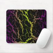 Risse Leerlaufbahn - Lila/Limon Mousepad (Mit Mouse)
