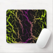 Risse Leerlaufbahn - Limon/Lila Mousepad (Mit Mouse)
