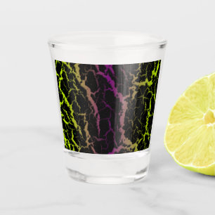 Risse Leerlaufbahn - Limon/Lila Schnapsglas