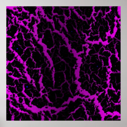 Risse Leerlaufbahn - rosa/Lila Poster (Vorne)