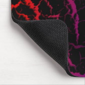 Risse Leerlaufbahn - rot/Lila Mousepad (Ecke)