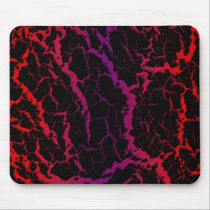 Risse Leerlaufbahn - rot/Lila Mousepad
