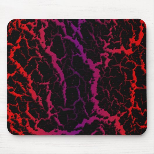 Risse Leerlaufbahn - rot/Lila Mousepad (Vorne)