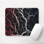 Risse Leerlaufbahn - rot/weiß/blau Mousepad (Mit Mouse)