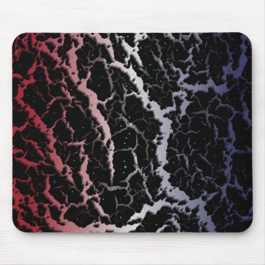 Risse Leerlaufbahn - rot/weiß/blau Mousepad (Vorne)