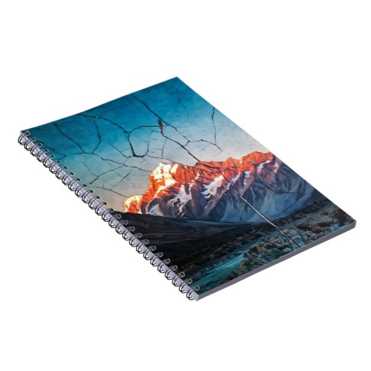 Risse Leinwand | Notebook-Journal Notizblock (Rechte Seite)