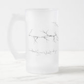 Risse Mattglas Bierglas (Links)