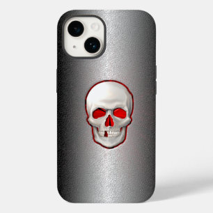 Risse Metalle - 3D glühender Skull-Inlay Case-Mate iPhone 14 Hülle