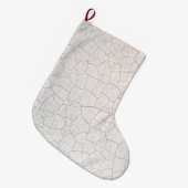 Risse Oberfläche Großer Weihnachtsstrumpf (Vorderansicht (hängend))