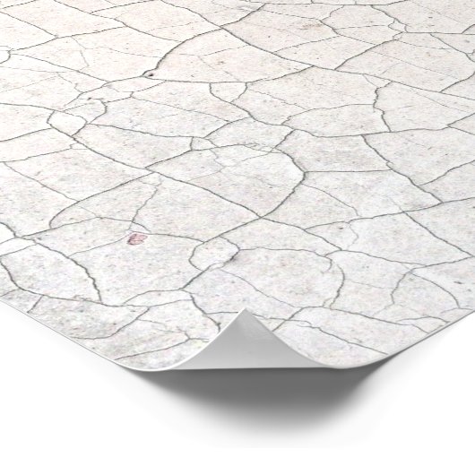 Risse Oberfläche Poster (Ecke)