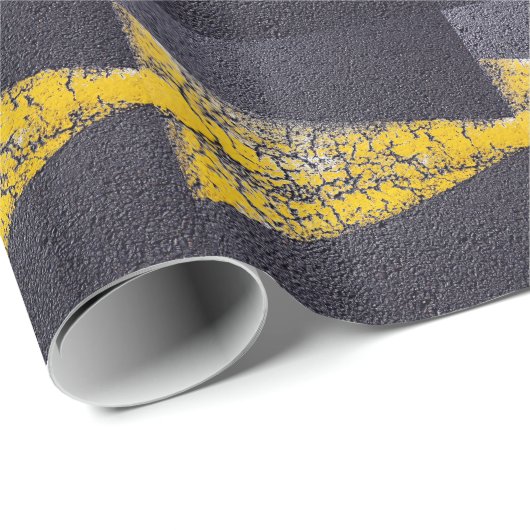 Risse Straße Geschenkpapier (Rolleneckpunkt)