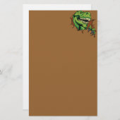 Risse T Rex Briefpapier (Vorne/Hinten)