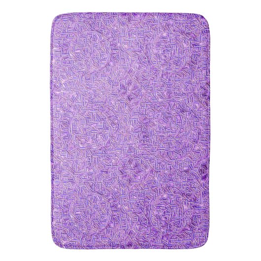 Risse Violet Bath Mat Badematte (Vorderseite Vertikal)
