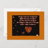 Risse vom Himmel Postkarte (Vorne/Hinten)